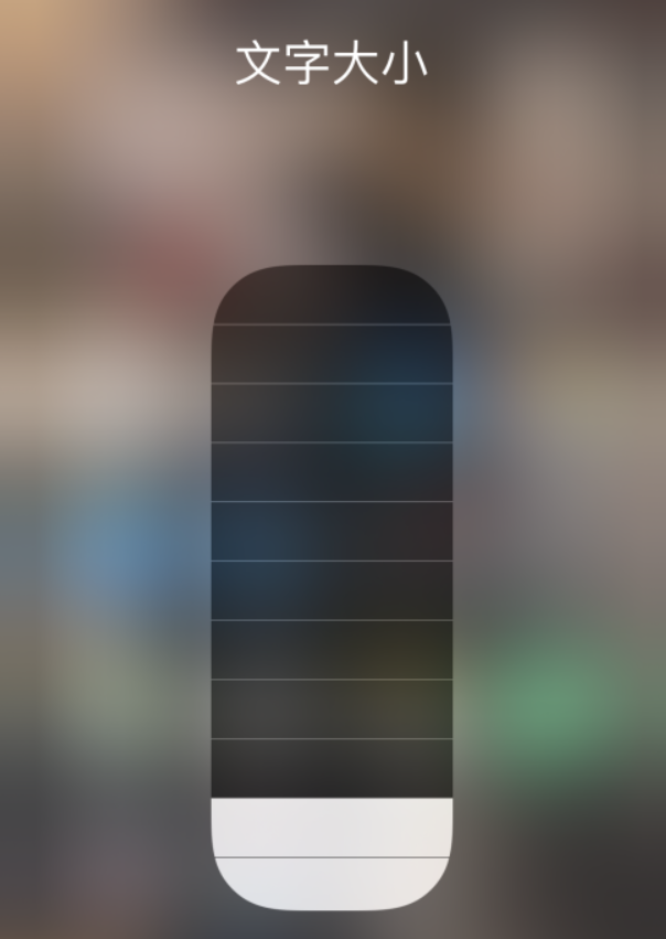 牧野苹果手机维修分享小技巧：在 iPhone 控制中心快速调节字体大小 